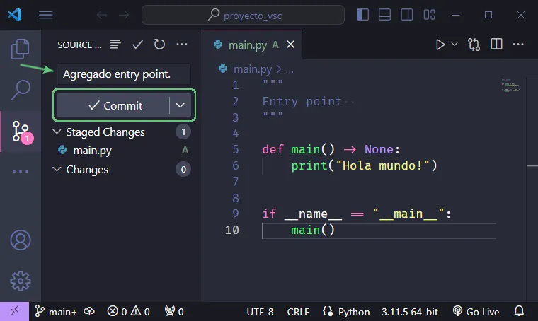 commit
